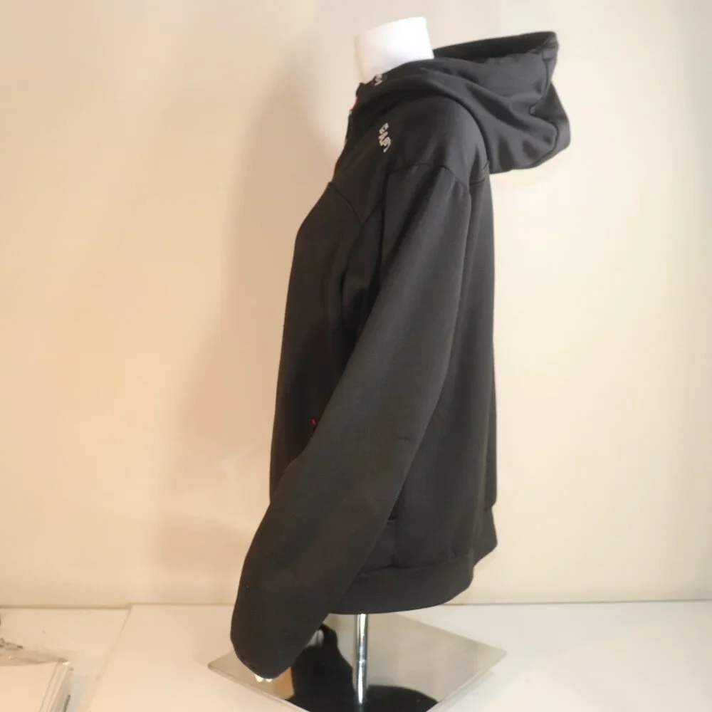 Peloton Craft Performance Hoodie Jacket with Red Accents Large
